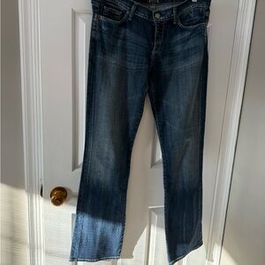 Citizens Of Humanity Dark Blue Straight Leg Jeans